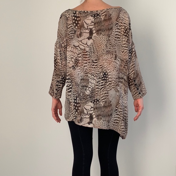 *SOLD* Rag & Bone asymmetrical silk top/tunic - Picture 6 of 8